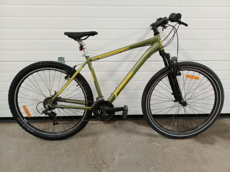 VTT GITANE vert et jaune taille M